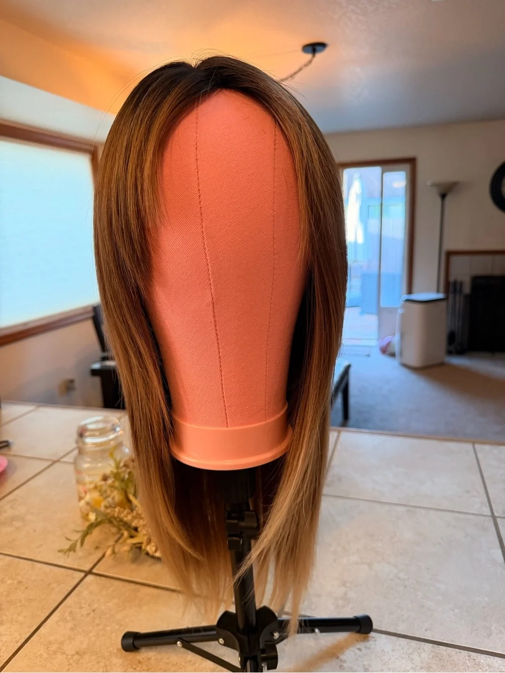 Beautiful long brown wig